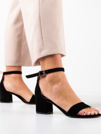 Sandale dama Leopar Negre
