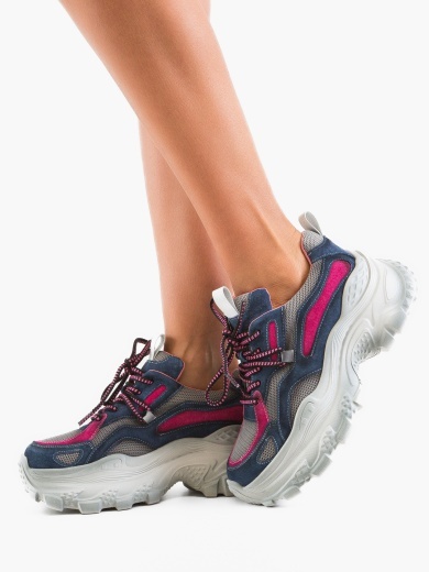 Sneakers dama Clover Albastri