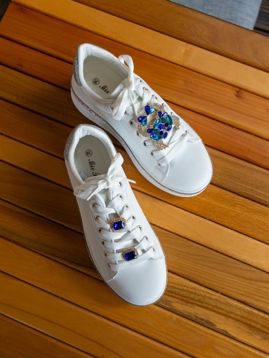 Sneakers dama Weland Argintii