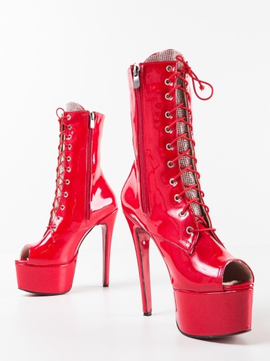 Botine dama Ryder Rosii