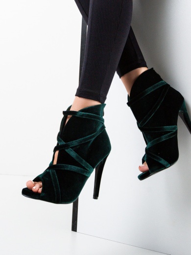 Botine Flores Verzi