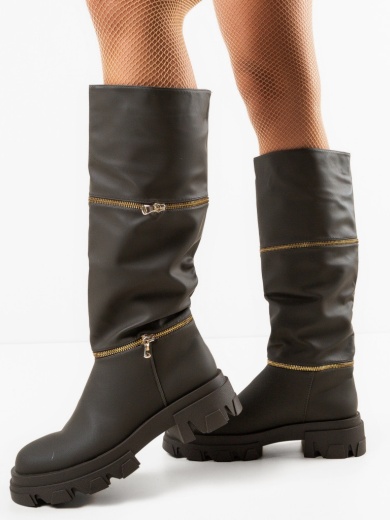Cizme dama Dollie Khaki