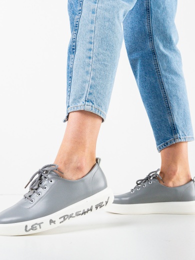 Pantofi casual dama Constance Gri