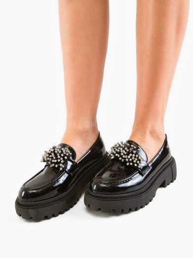 Pantofi casual dama Ovatte Negri