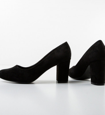 Pantofi cu toc Oliva Negri 2