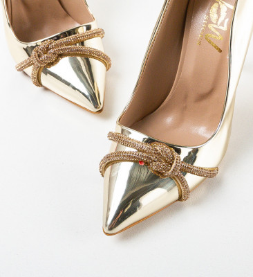 Pantofi dama Casette Aurii