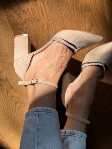 Pantofi dama Kasya Bej