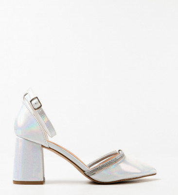 Pantofi dama Lylama Argintii