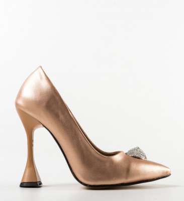 Pantofi dama Valkia Bronze