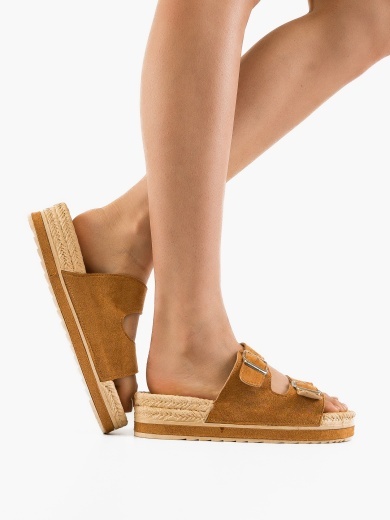 Papuci dama Roshun Camel