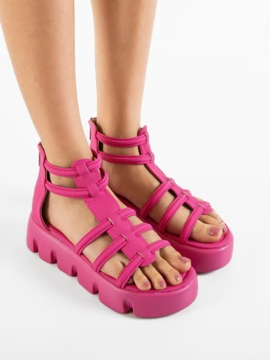 Sandale dama Rabat Fuchsia