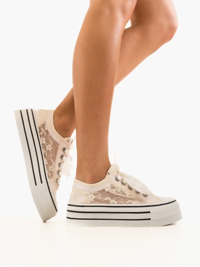 Sneakers dama Dantek Bej