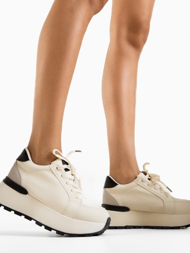 Sneakers dama Reqa Bej