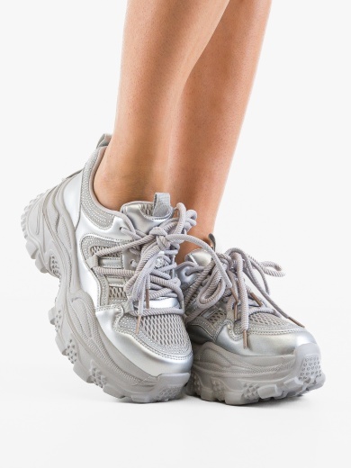 Sneakers dama Yera Argintii