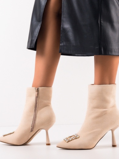 Botine dama Betto Bej
