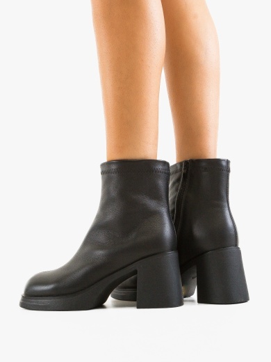 Botine dama Tafta Negre