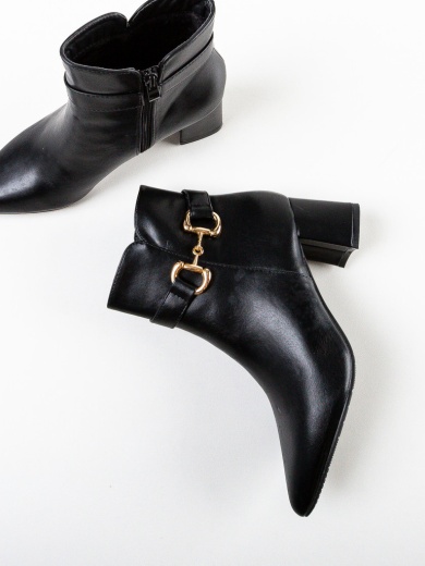 Botine dama Trame Negre