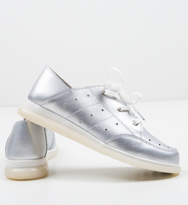 Pantofi Casual Bessie Argintii