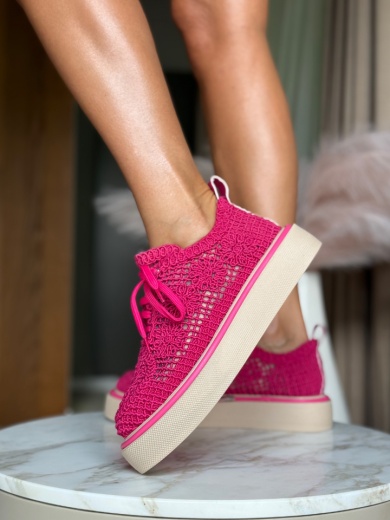 Pantofi Casual Ystory Fuchsia