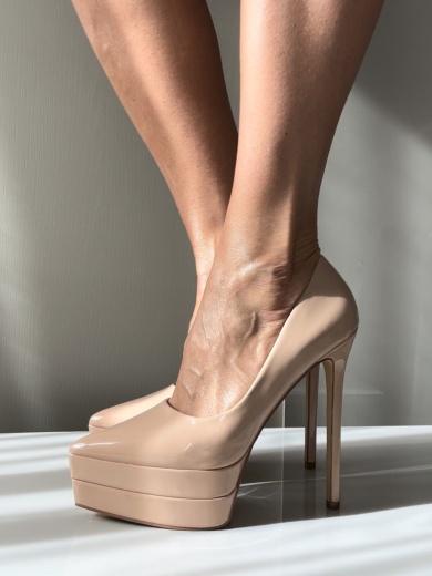 Pantofi dama Heath Nude