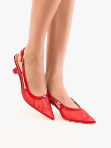 Pantofi dama Laure Rosii