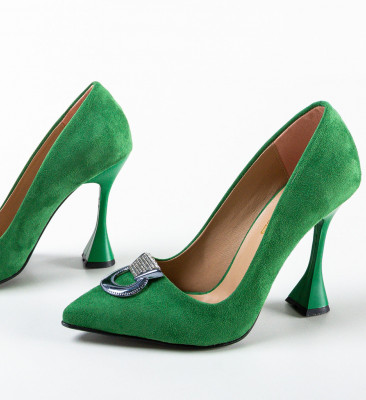 Pantofi dama Provok Verde 3
