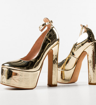 Pantofi dama Unerop Aurii