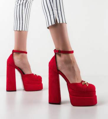 Pantofi dama Versoma Rosii 3