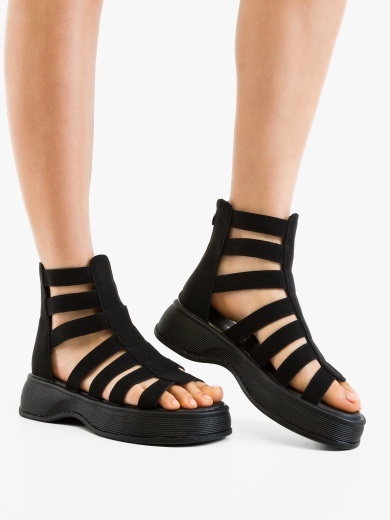 Sandale dama Budica Negre