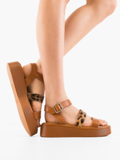 Sandale dama Essmee Camel