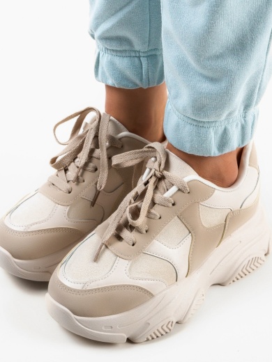 Sneakers dama Hull Bej