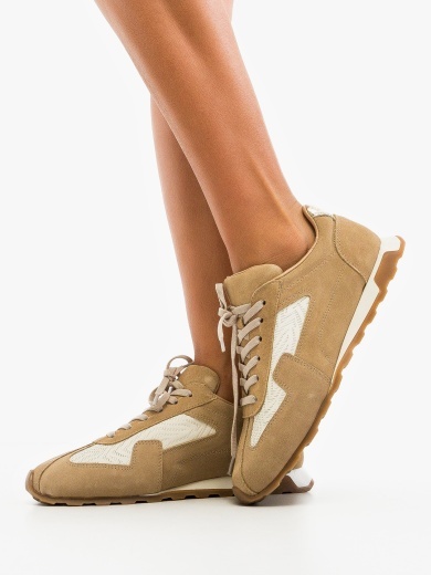 Sneakersi dama dama Leos Bej