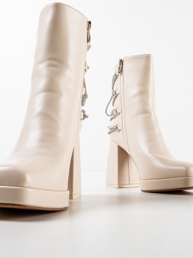 Botine dama Beattie Bej