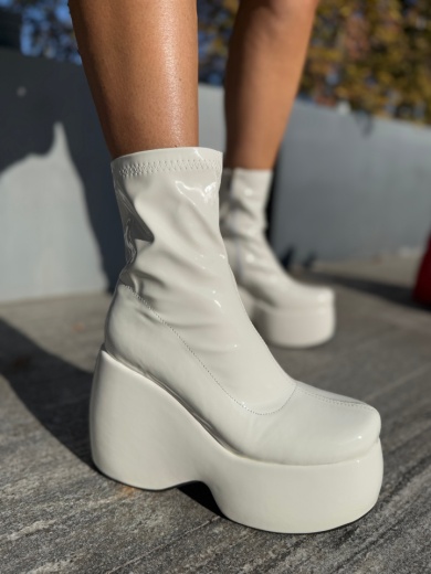 Botine dama Cosmo Albe