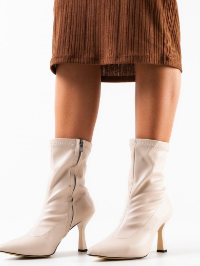 Botine dama Lely Bej