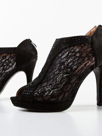 Botine dama Trevor Negre