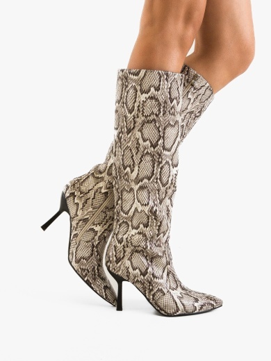 Cizme dama Snakke Print
