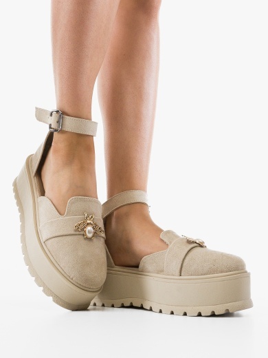Pantofi Casual Bynna Bej