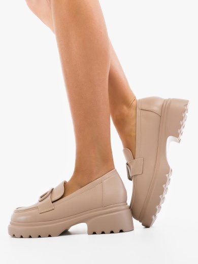 Pantofi casual dama Akon Bej