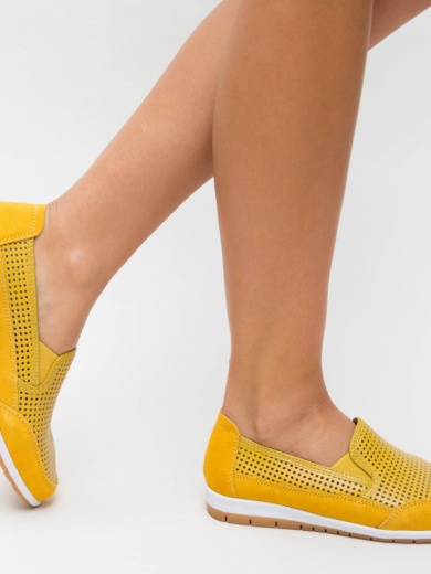 Pantofi Casual Embo Galbeni