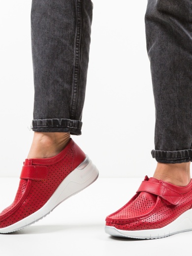 Pantofi Casual Farza Rosii