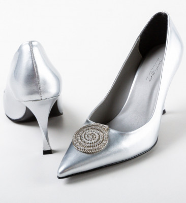 Pantofi dama Grenys Argintii