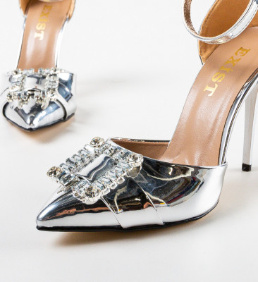 Pantofi dama Nestra Argintii