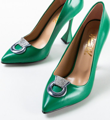 Pantofi dama Provok Verde 2