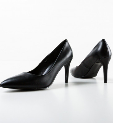 Pantofi dama Rose Negri 2