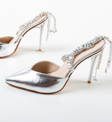 Pantofi dama Snaider Argintii