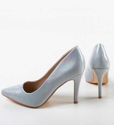 Pantofi Haya Argintii