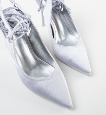 Pantofi Marvin Argintii