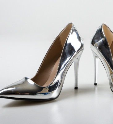 Pantofi Sinclair Argintii 2