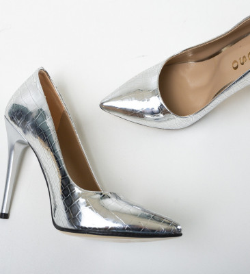 Pantofi Sinclair Argintii 3
